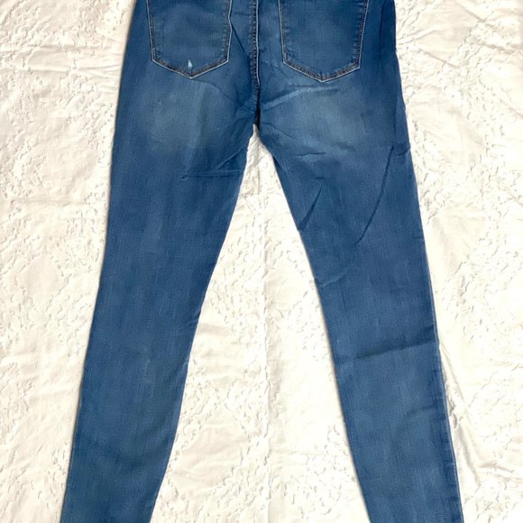 Rewash Denim Mid Rise Skinny Ripped Jeans - Picture 4 of 5